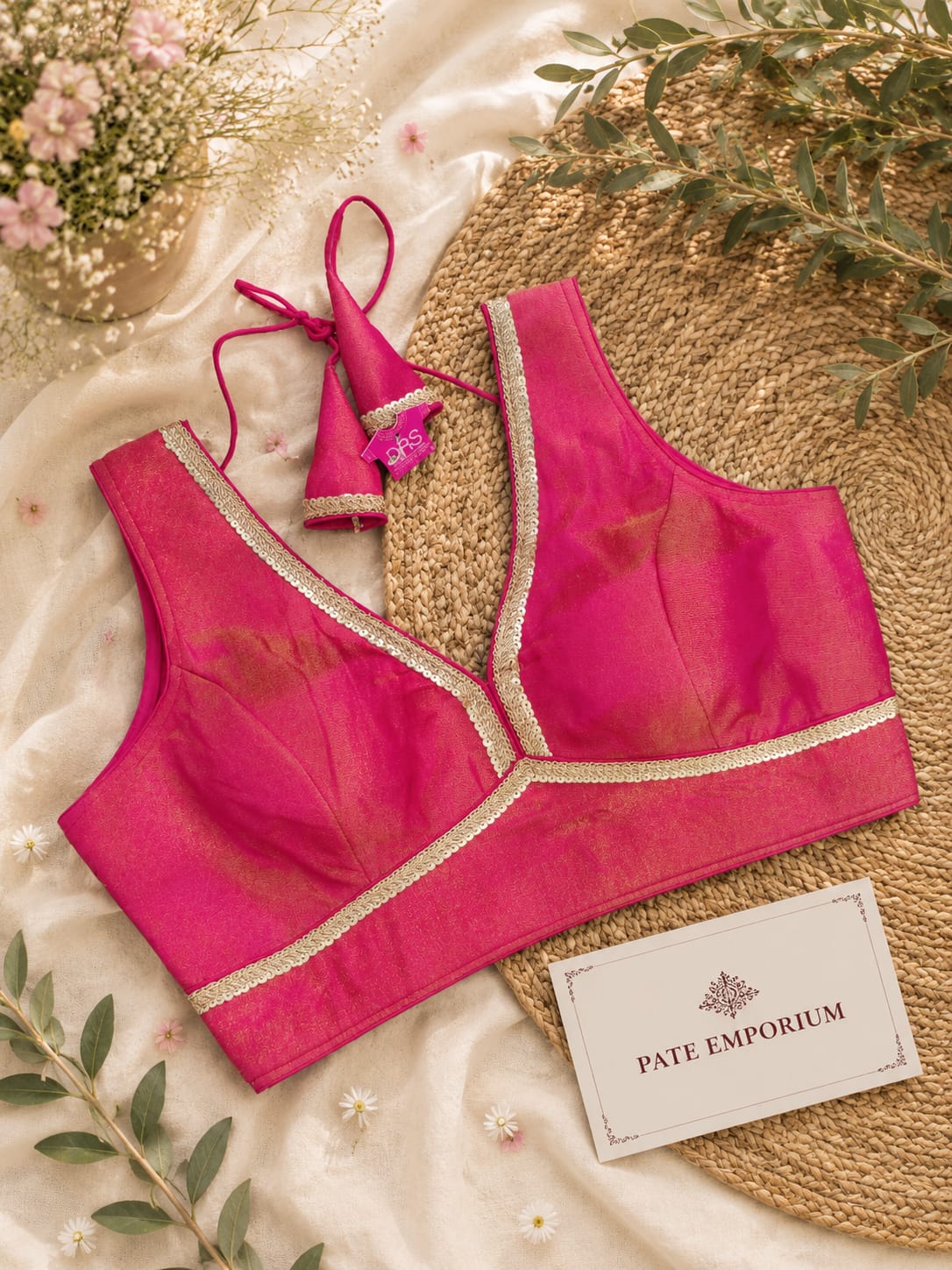 Dual Sparkling Pink Blouse