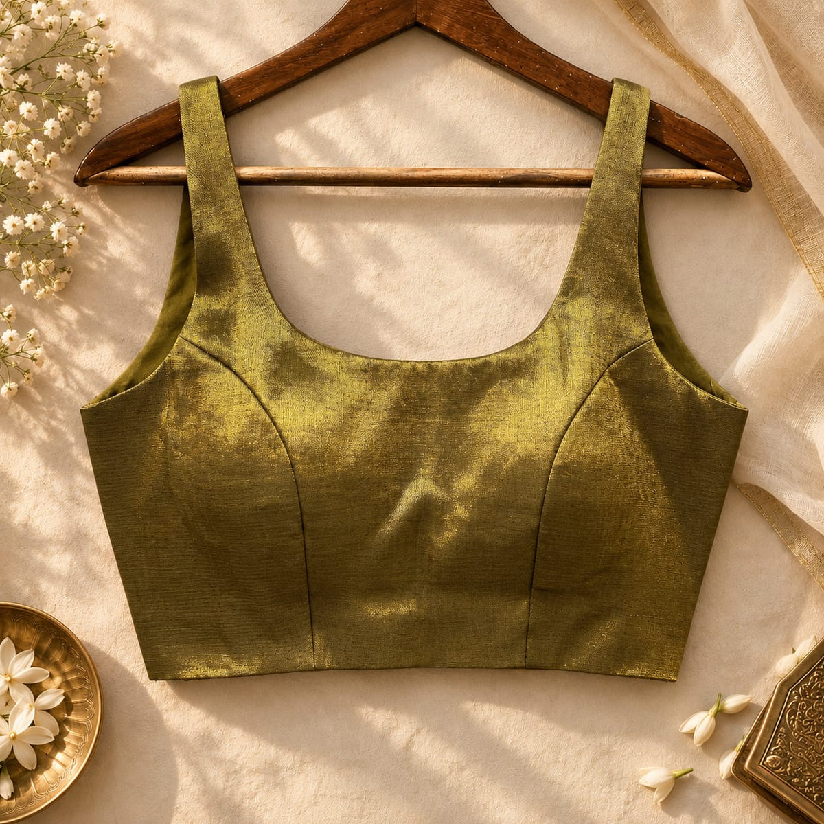 Tissue Round Neck Blouse