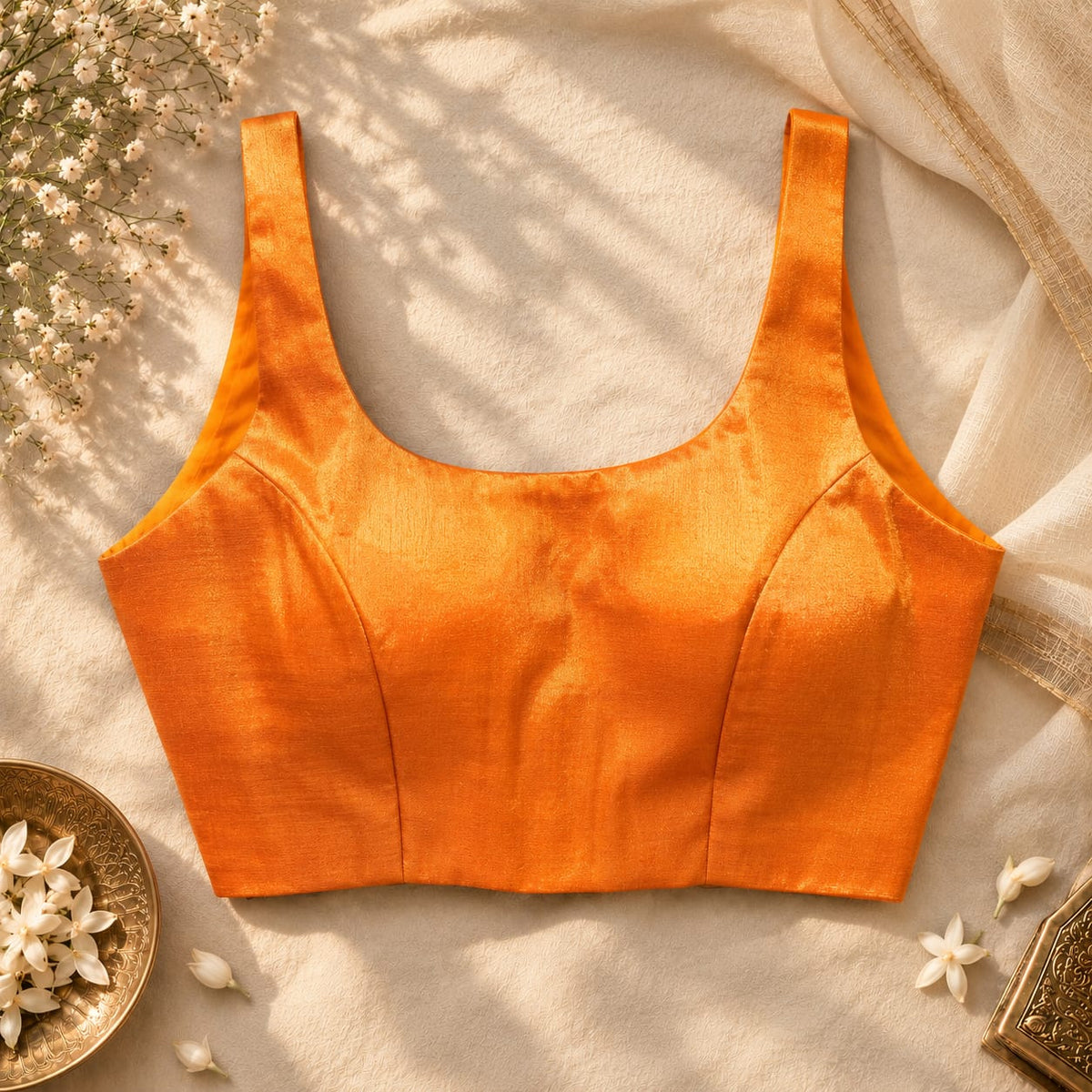 Tissue Round Neck Blouse
