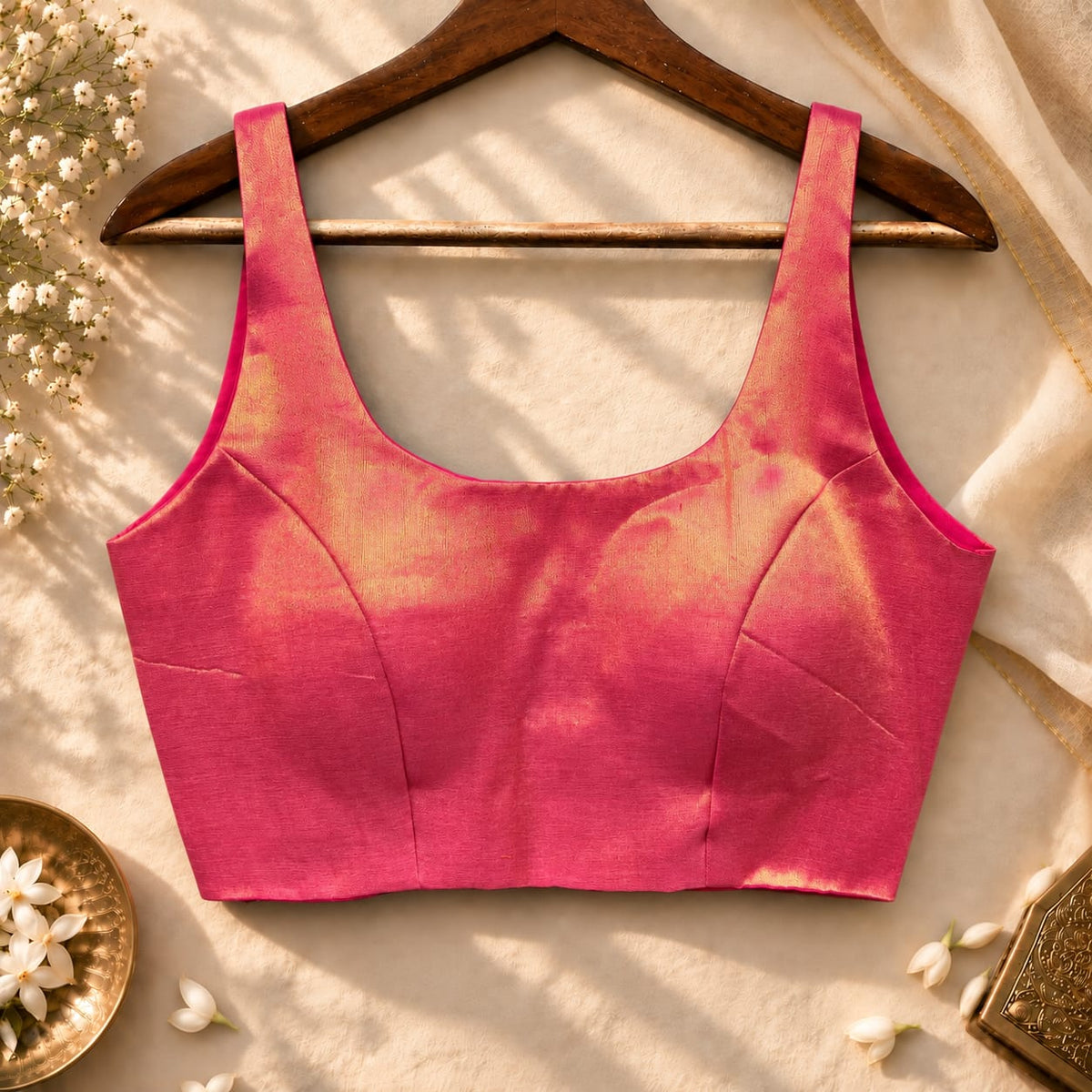 Tissue Round Neck Blouse