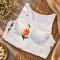 Hand Painted Floral Blouse