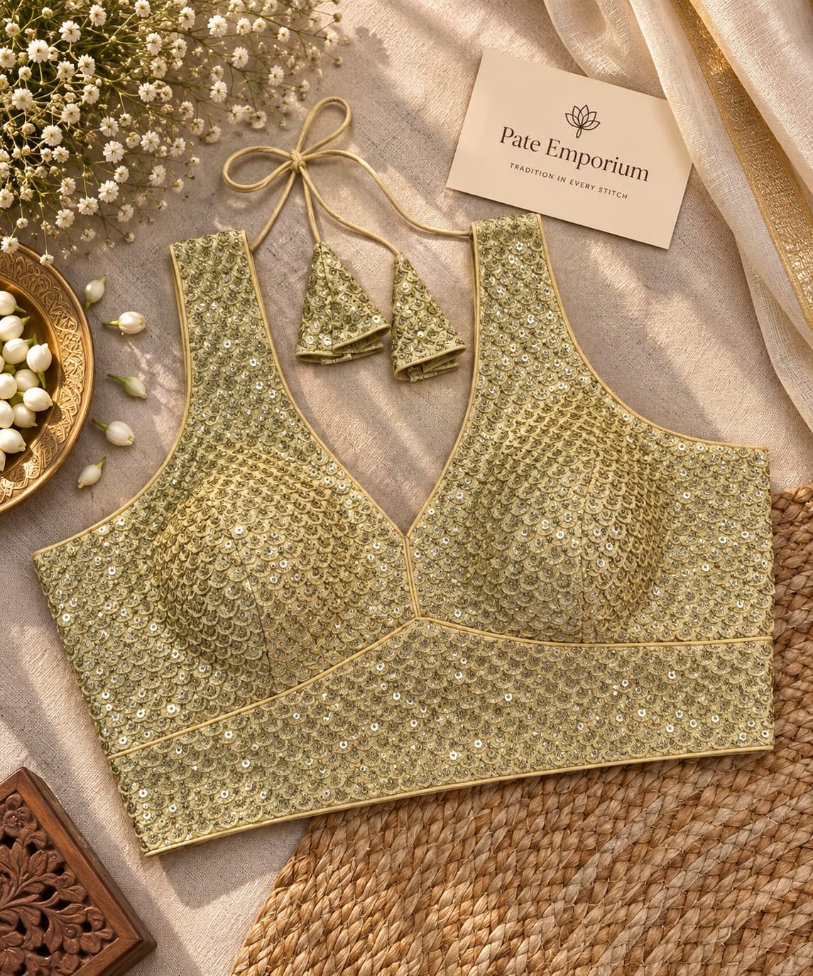 Golden Sequence Blouse