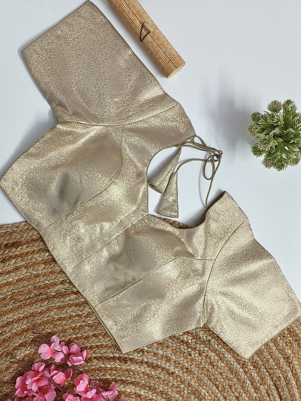 XXL Brocade Blouse