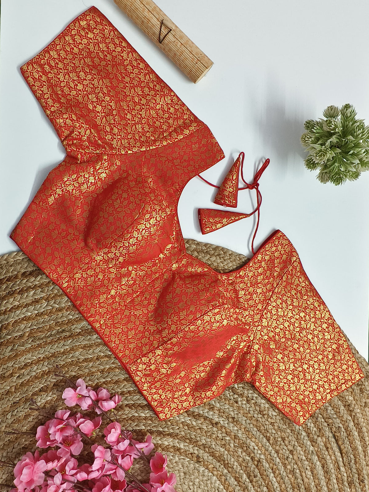 XXL Brocade Blouse