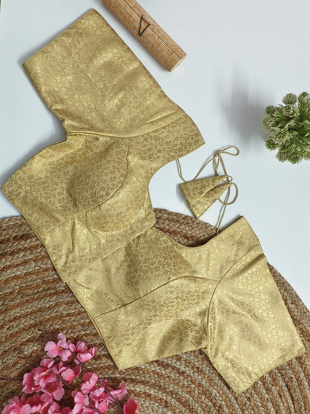 XXL Brocade Blouse