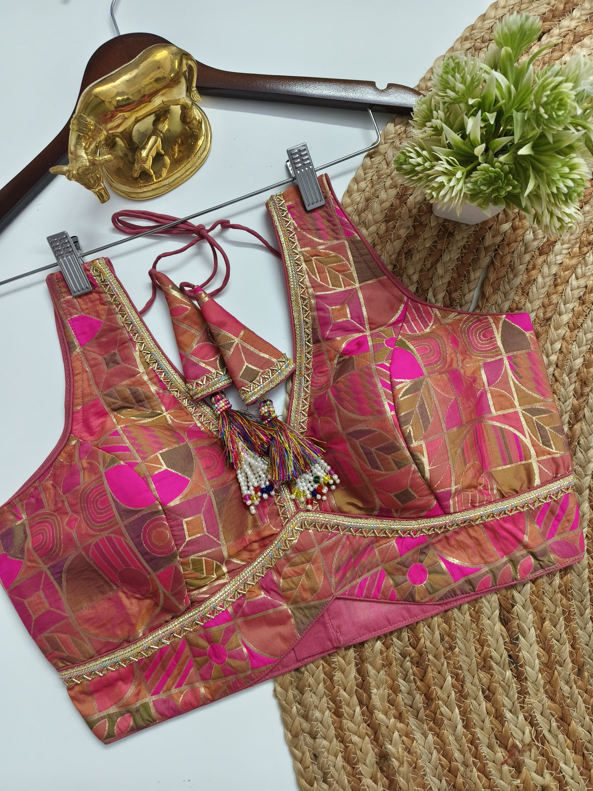 Multicolor Banarasi Blouse