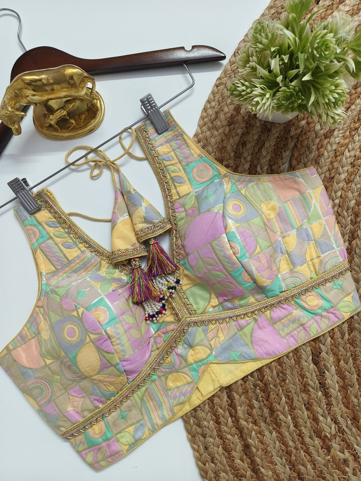 Multicolor Banarasi Blouse