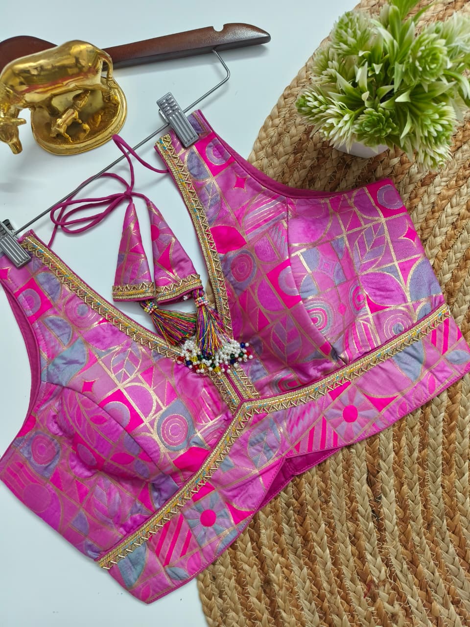 Multicolor Banarasi Blouse