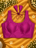 Plain Magenta Blouse