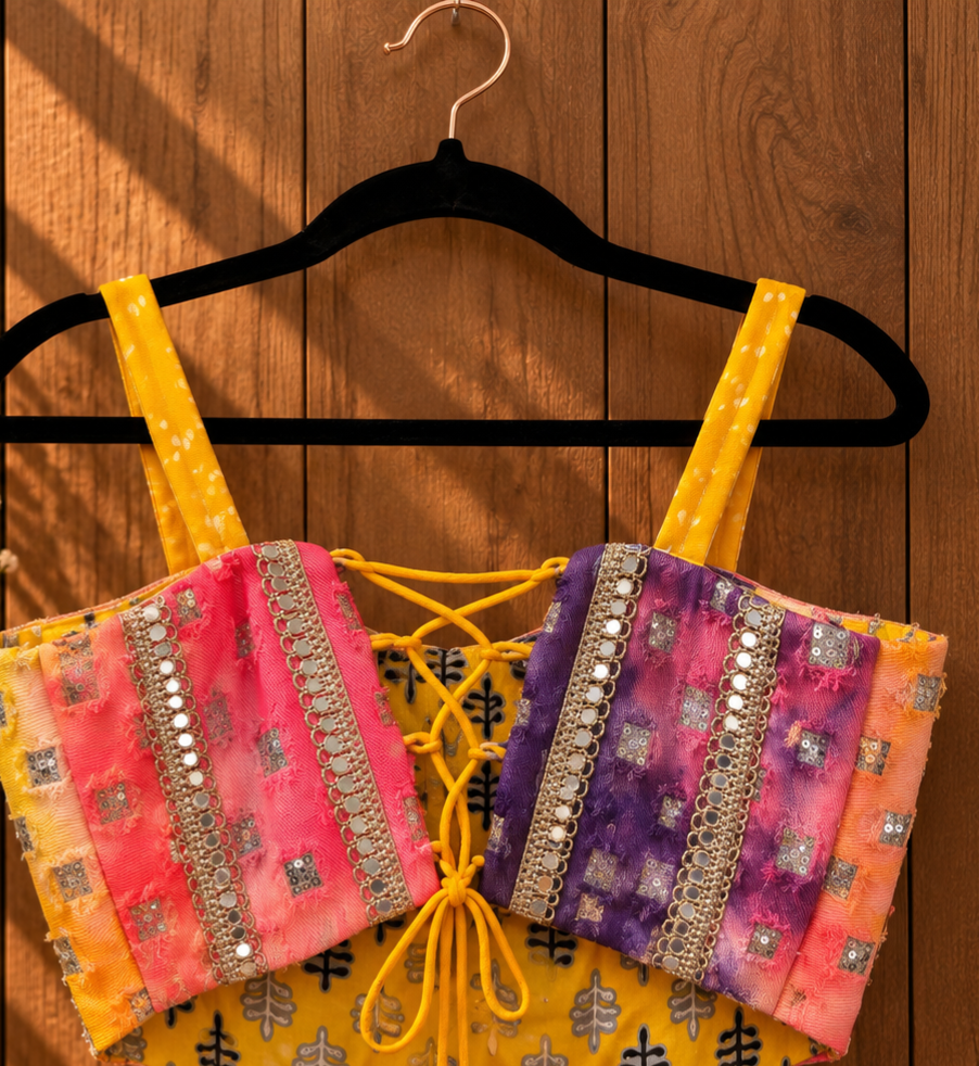 Multi-color Tie-Dye Corset