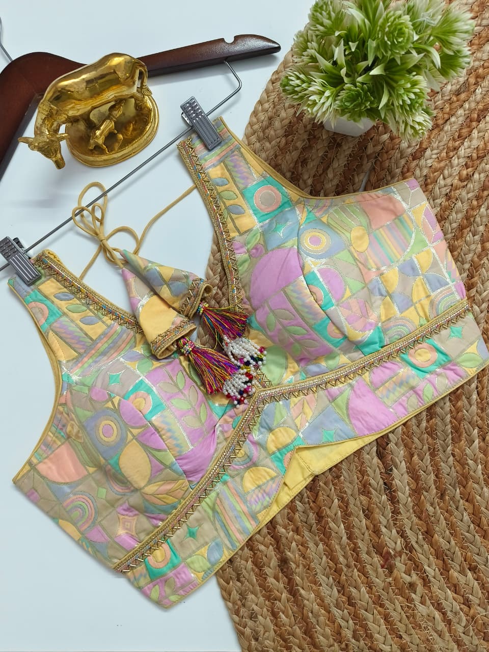 Multicolor Banarasi Blouse