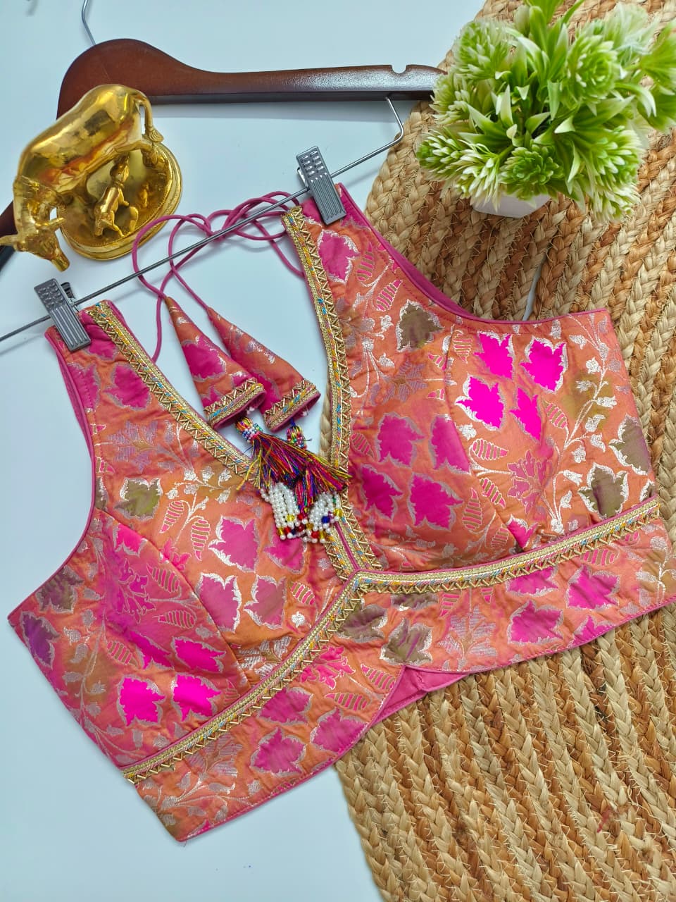 Multicolor Banarasi Blouse
